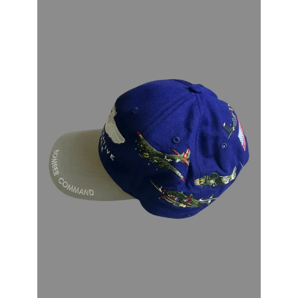 Commemorative Air Force Fighter Squadron Adjustable Hat Airplane Cap CAF USA